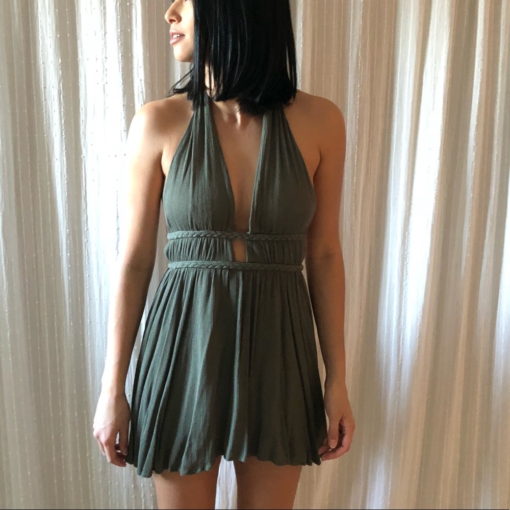 Green Festival Dress